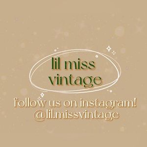 ✨ welcome to lil miss vintage! ✨